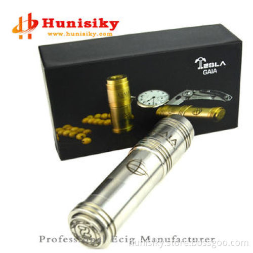 New arrival full mech mod Gaia clone with 18350/18500/18650 battery